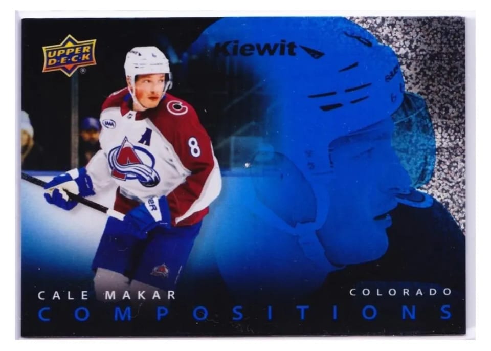 2025 Upper Deck Compositions Cale Makar #CMP-18 card