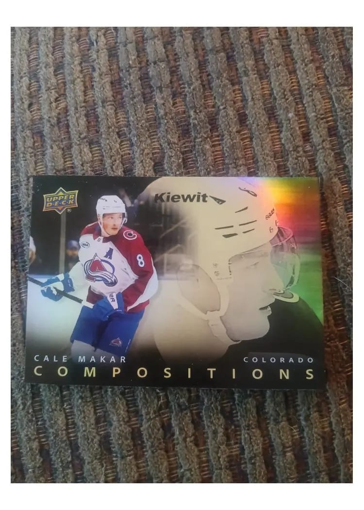 2025 Upper Deck Compositions Cale Makar #CMP-18 card