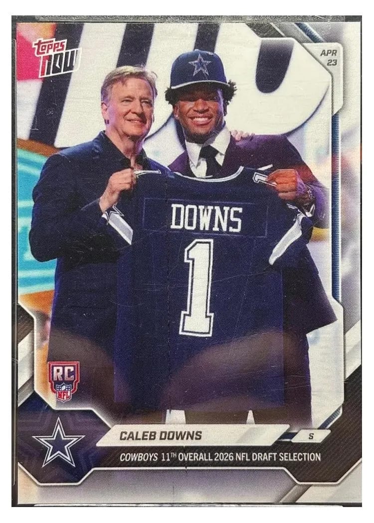 2026 Topps Now Caleb Downs #CDOW card