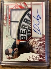 2024 Leaf Trinity Baseball Patch Autograph Caleb Durbin #PA-CD1 card