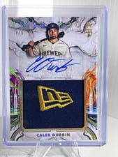 2025 Topps Inception Inception Autograph Jumbo Relic Hat Caleb Durbin #IAJH-CD card