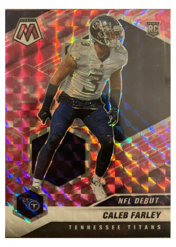 2021 Panini Mosaic Base Set Caleb Farley #258 card