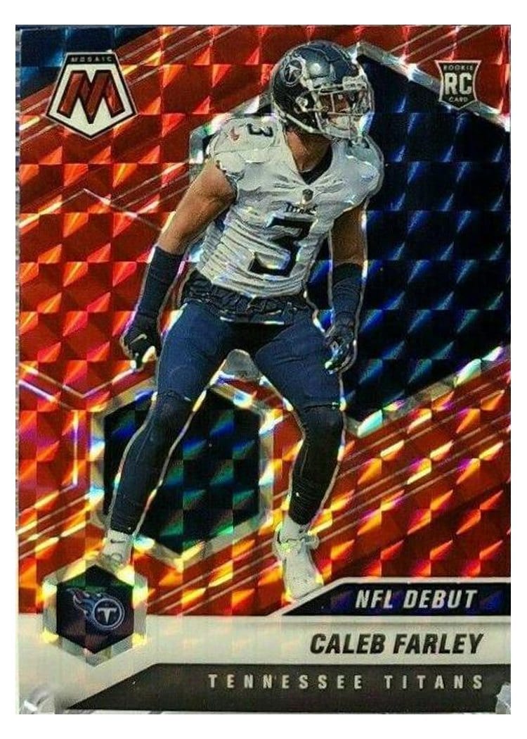 2021 Panini Mosaic Base Set Caleb Farley #258 card