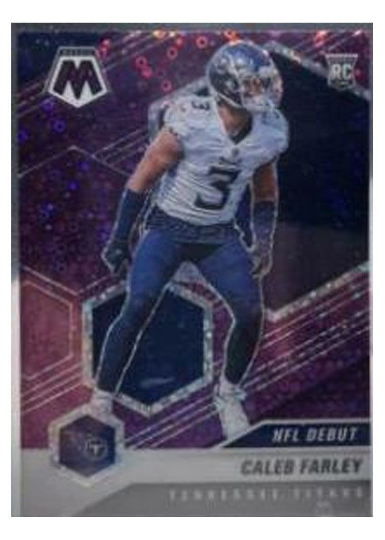 2021 Panini Mosaic Base Set Caleb Farley #258 card