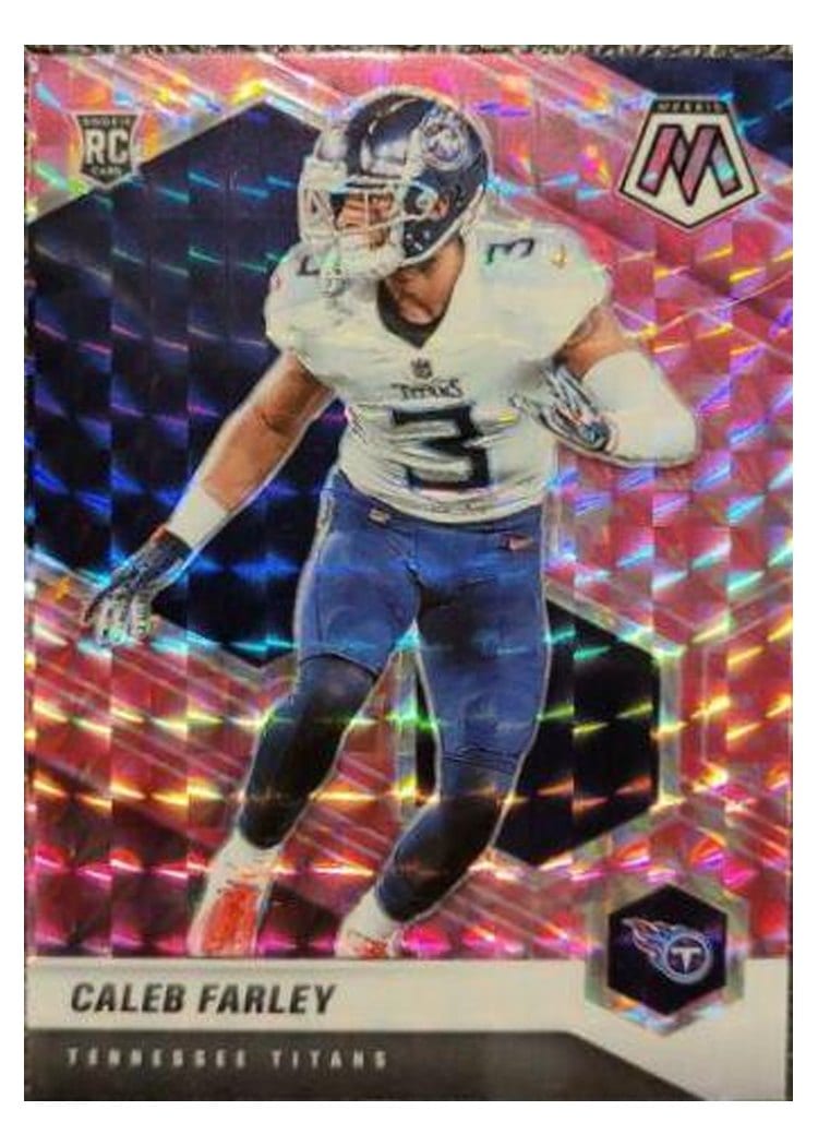 2021 Panini Mosaic Base Set Caleb Farley #345 card