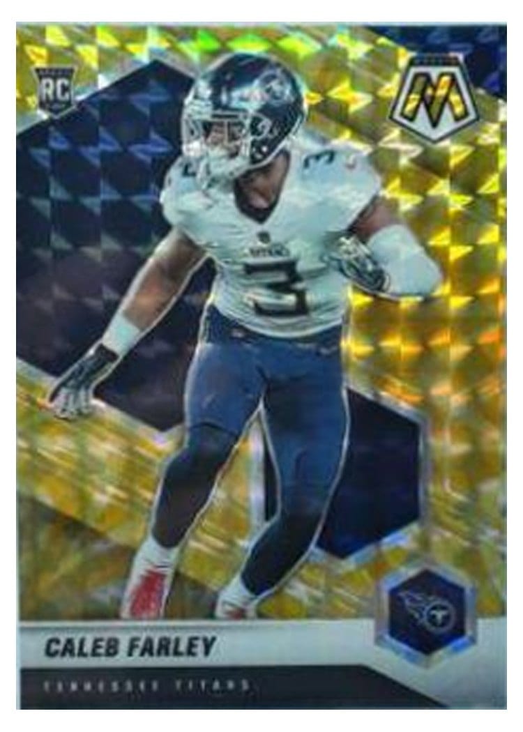 2021 Panini Mosaic Base Set Caleb Farley #345 card