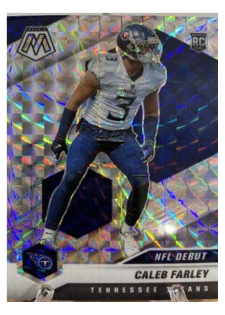 2021 Panini Mosaic Base Set Caleb Farley #345 card