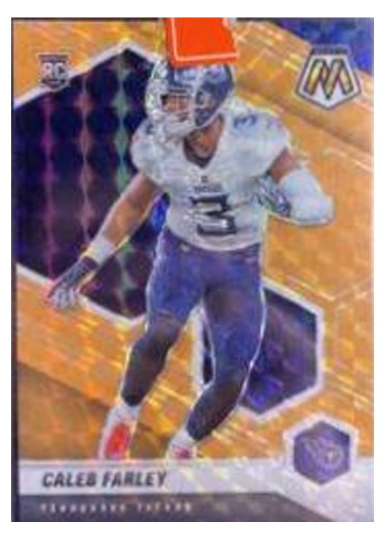 2021 Panini Mosaic Base Set Caleb Farley #345 card