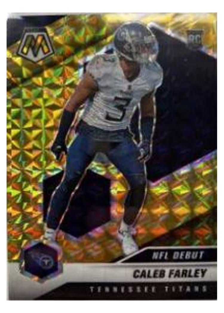 2021 Panini Mosaic Base Set Caleb Farley #345 card