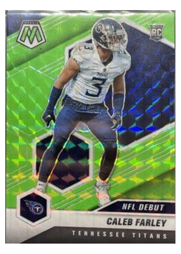 2021 Panini Mosaic Base Set Caleb Farley #345 card