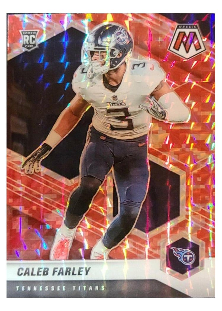 2021 Panini Mosaic Base Set Caleb Farley #345 card