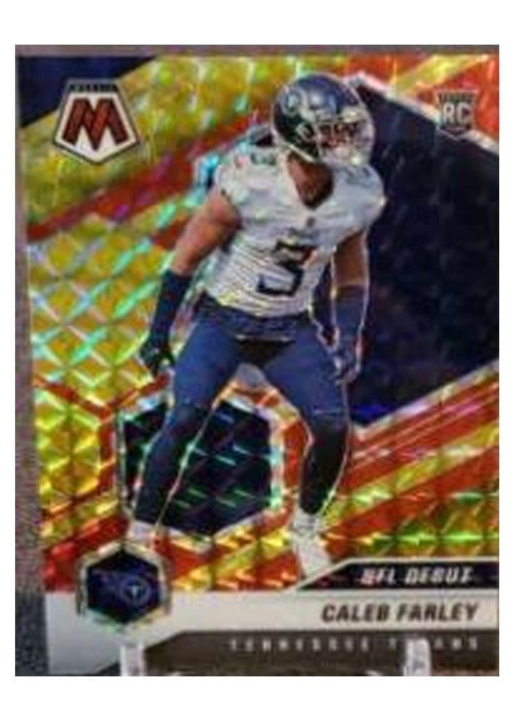 2021 Panini Mosaic Base Set Caleb Farley #345 card