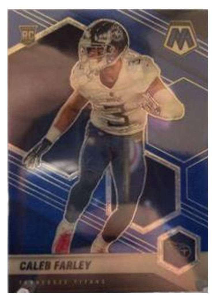 2021 Panini Mosaic Base Set Caleb Farley #345 card