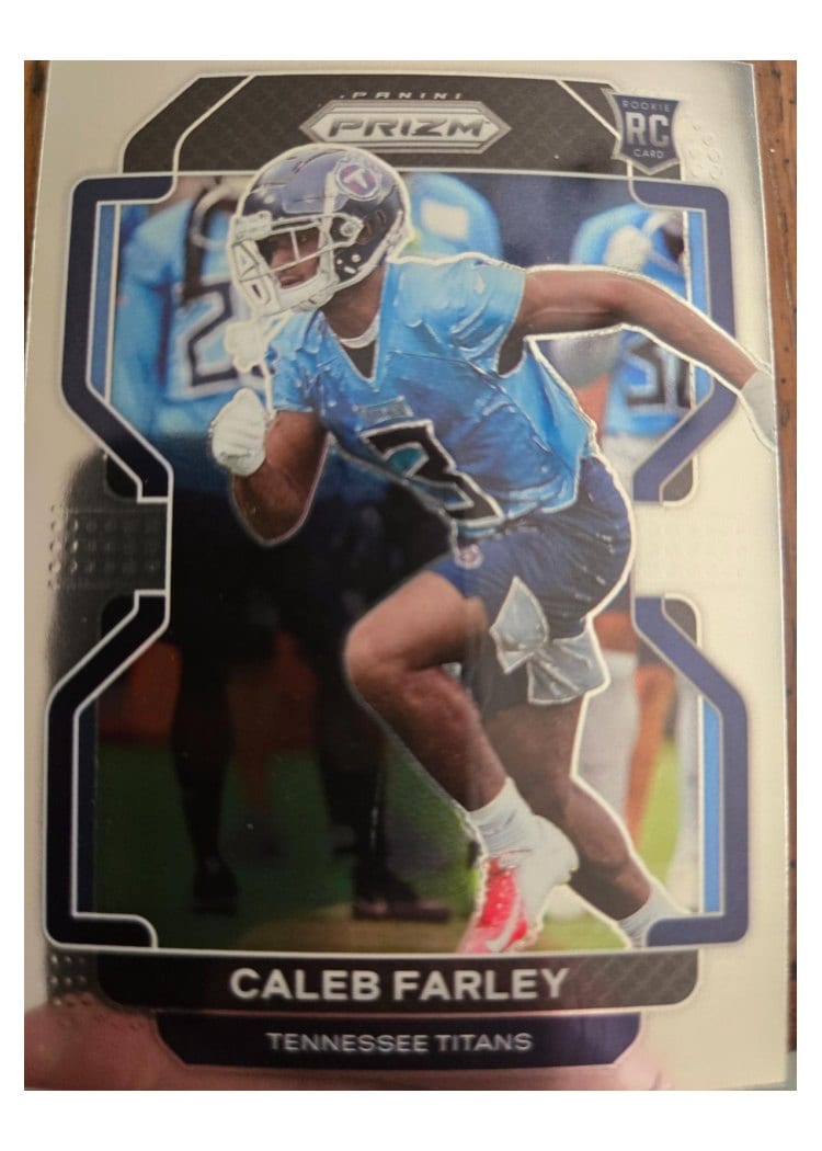 2021 Panini Prizm Base Set Caleb Farley #375 card