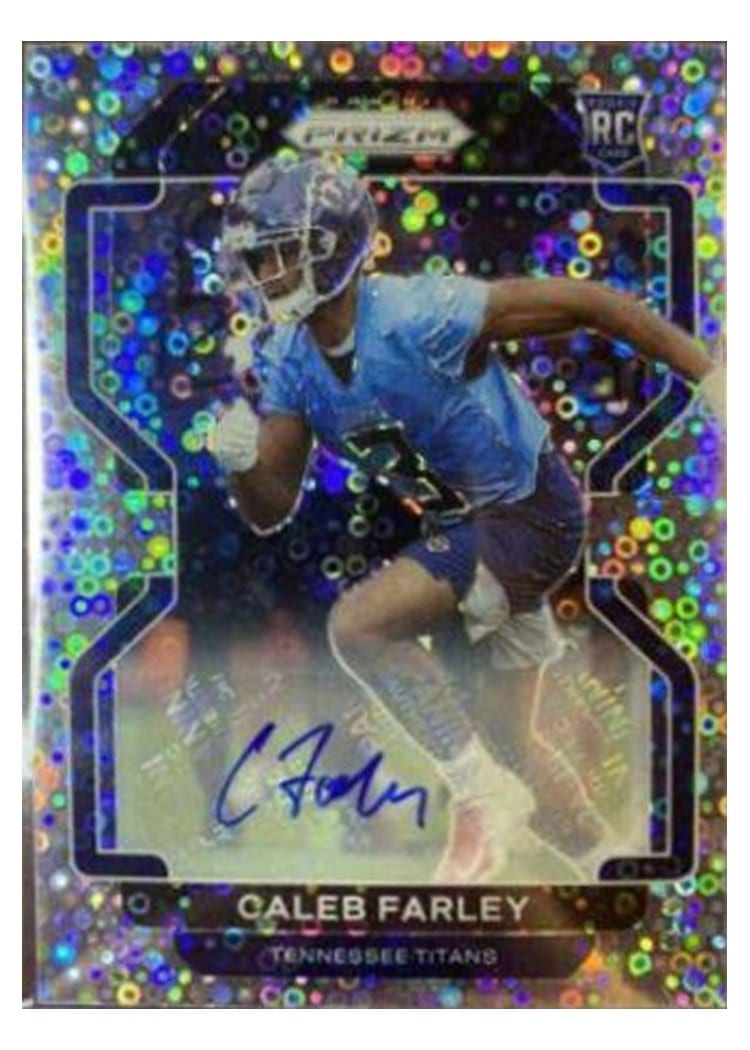 2021 Panini Prizm Base Set Caleb Farley #375 card
