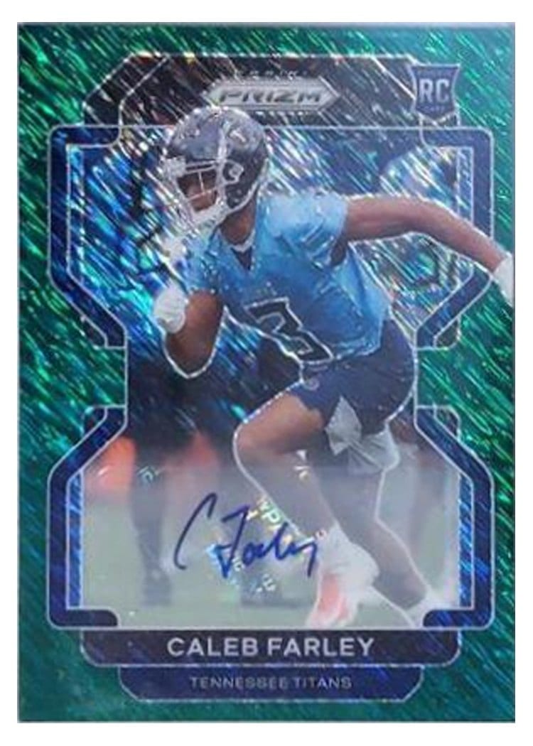 2021 Panini Prizm Base Set Caleb Farley #375 card