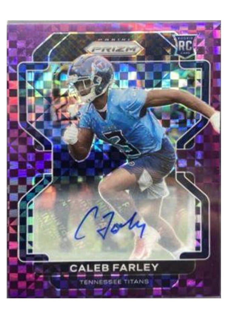 2021 Panini Prizm Base Set Caleb Farley #375 card