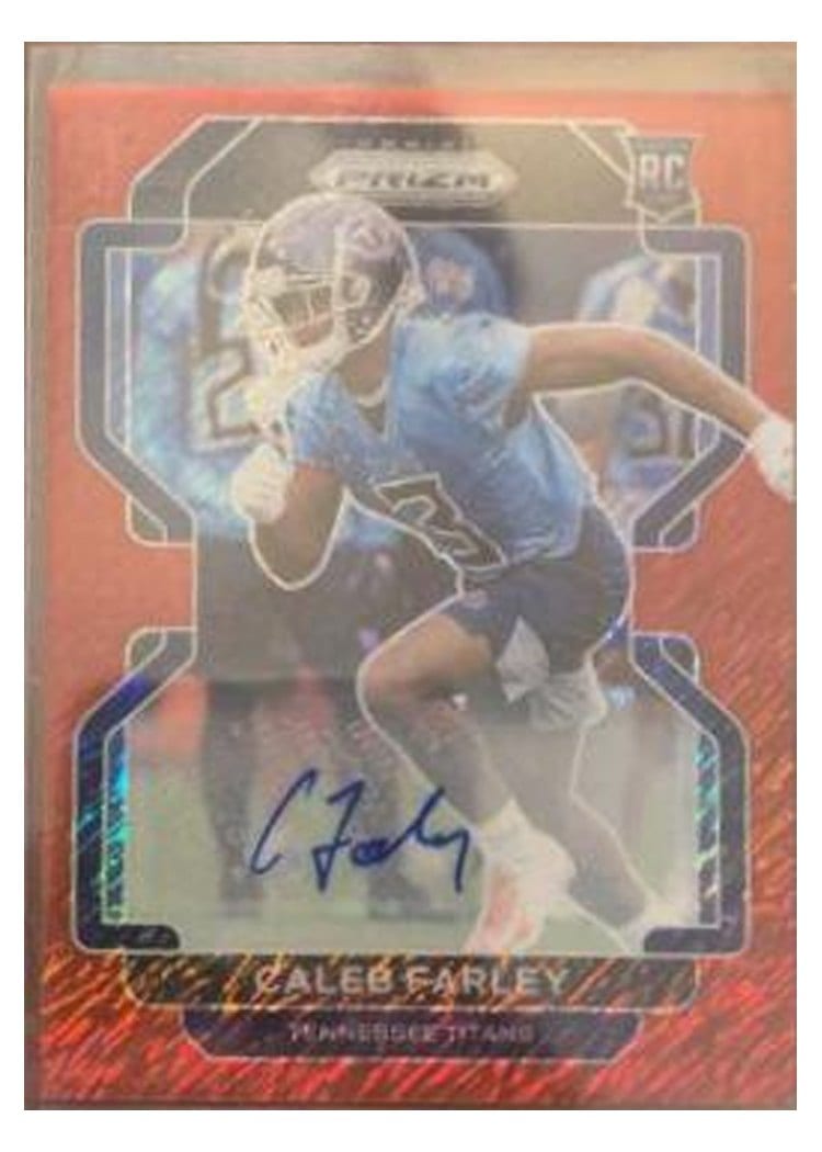 2021 Panini Prizm Base Set Caleb Farley #375 card