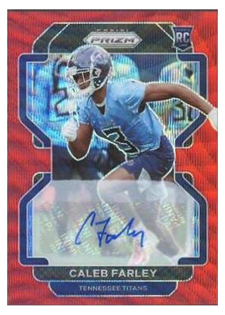 2021 Panini Prizm Base Set Caleb Farley #375 card