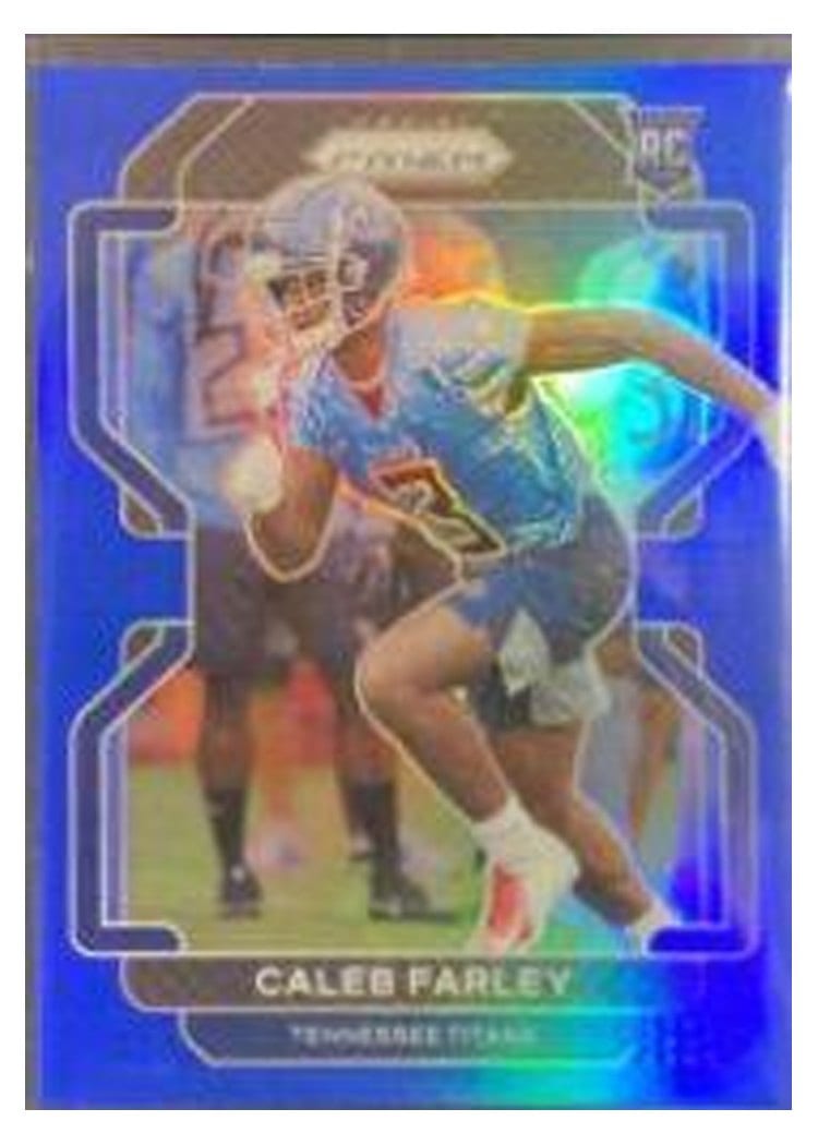 2021 Panini Prizm Base Set Caleb Farley #375 card