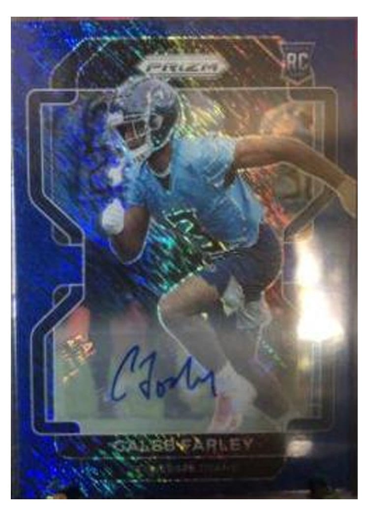 2021 Panini Prizm Base Set Caleb Farley #375 card