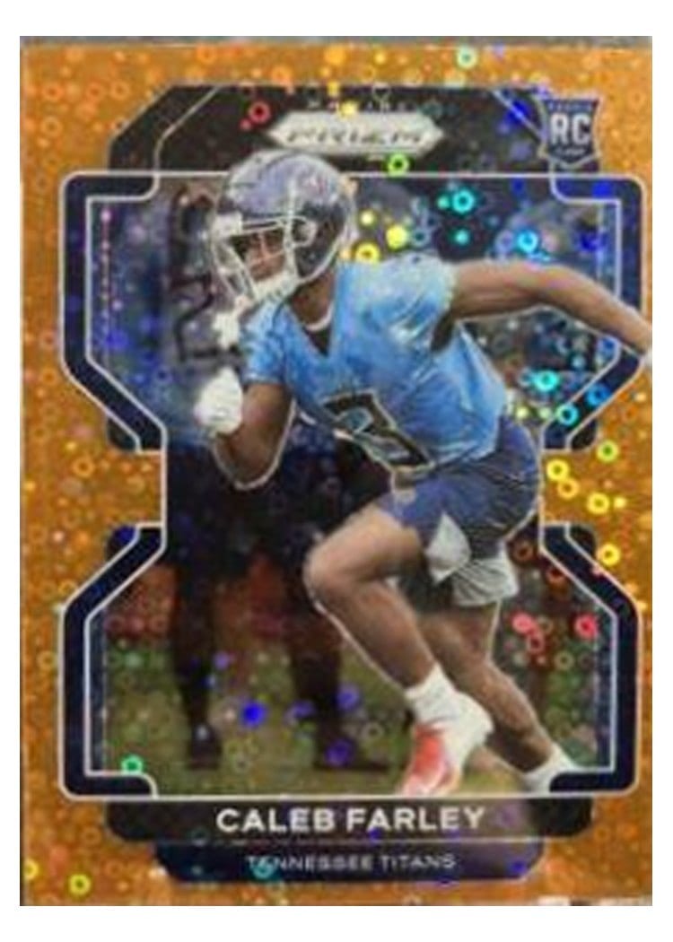 2021 Panini Prizm Base Set Caleb Farley #375 card