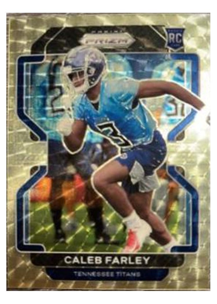 2021 Panini Prizm Base Set Caleb Farley #375 card