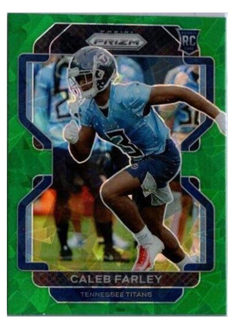 2021 Panini Prizm Base Set Caleb Farley #375 card