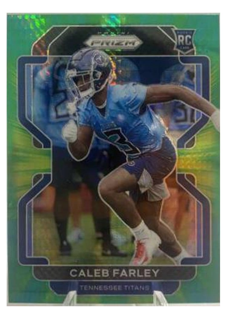 2021 Panini Prizm Base Set Caleb Farley #375 card