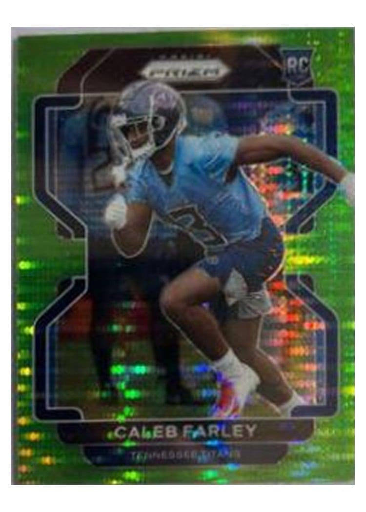 2021 Panini Prizm Base Set Caleb Farley #375 card