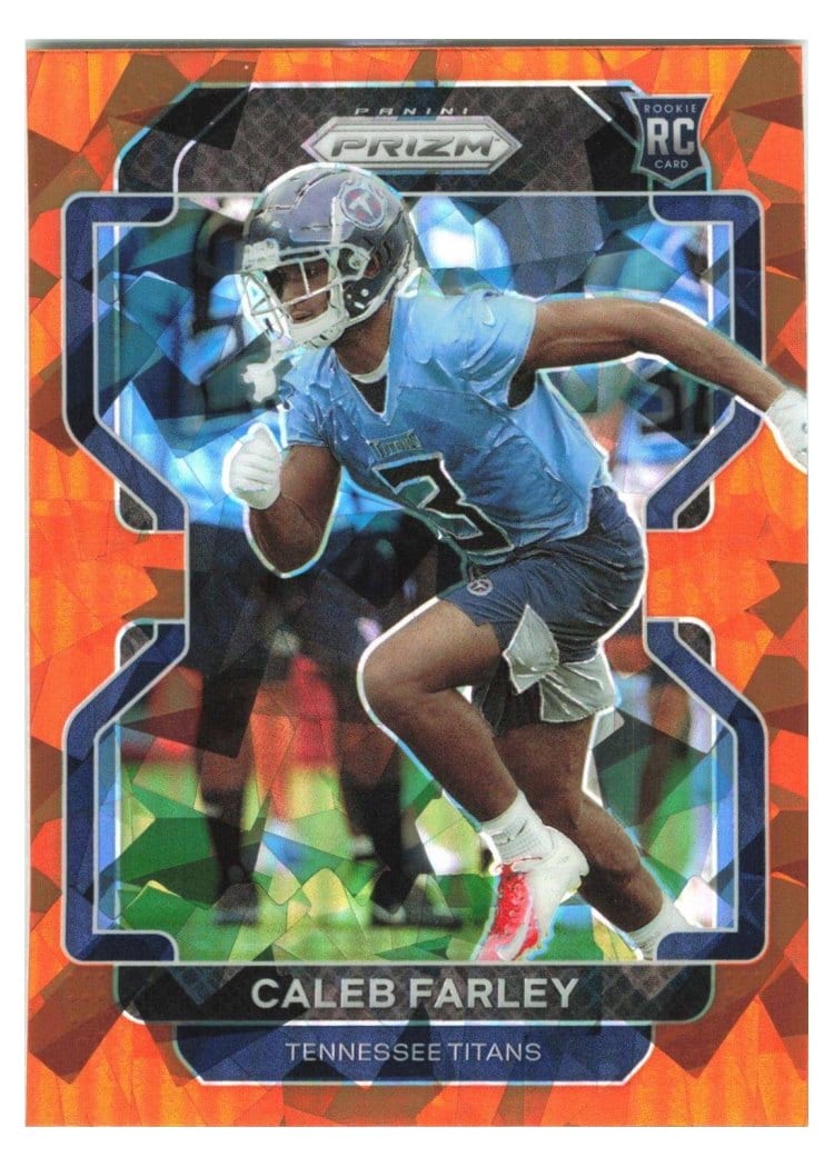 2021 Panini Prizm Base Set Caleb Farley #375 card