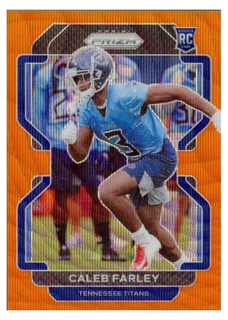 2021 Panini Prizm Base Set Caleb Farley #375 card
