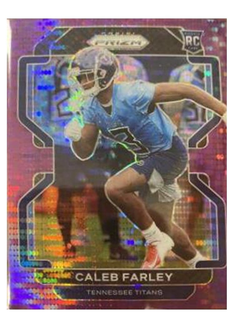 2021 Panini Prizm Base Set Caleb Farley #375 card