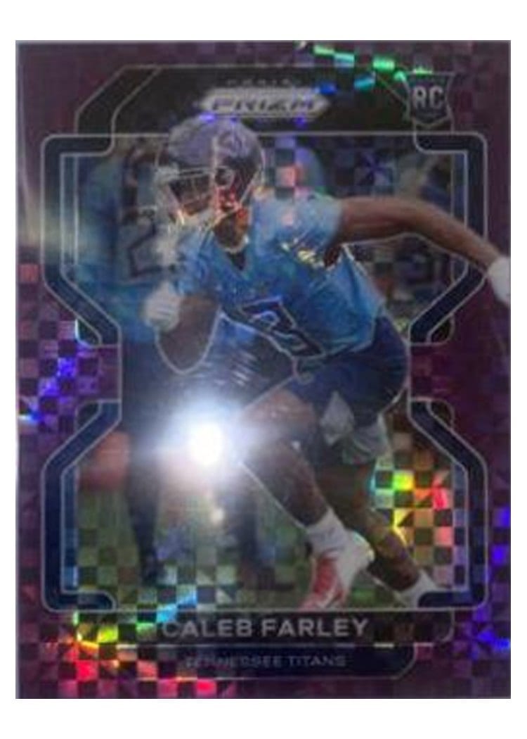 2021 Panini Prizm Base Set Caleb Farley #375 card