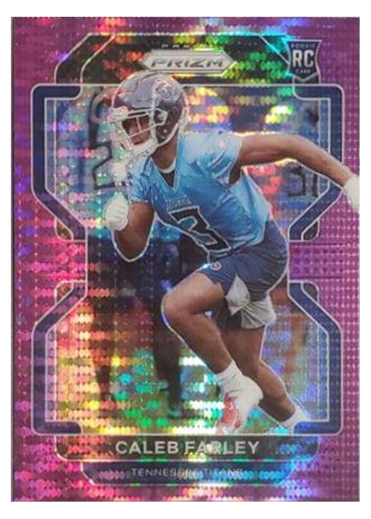 2021 Panini Prizm Base Set Caleb Farley #375 card