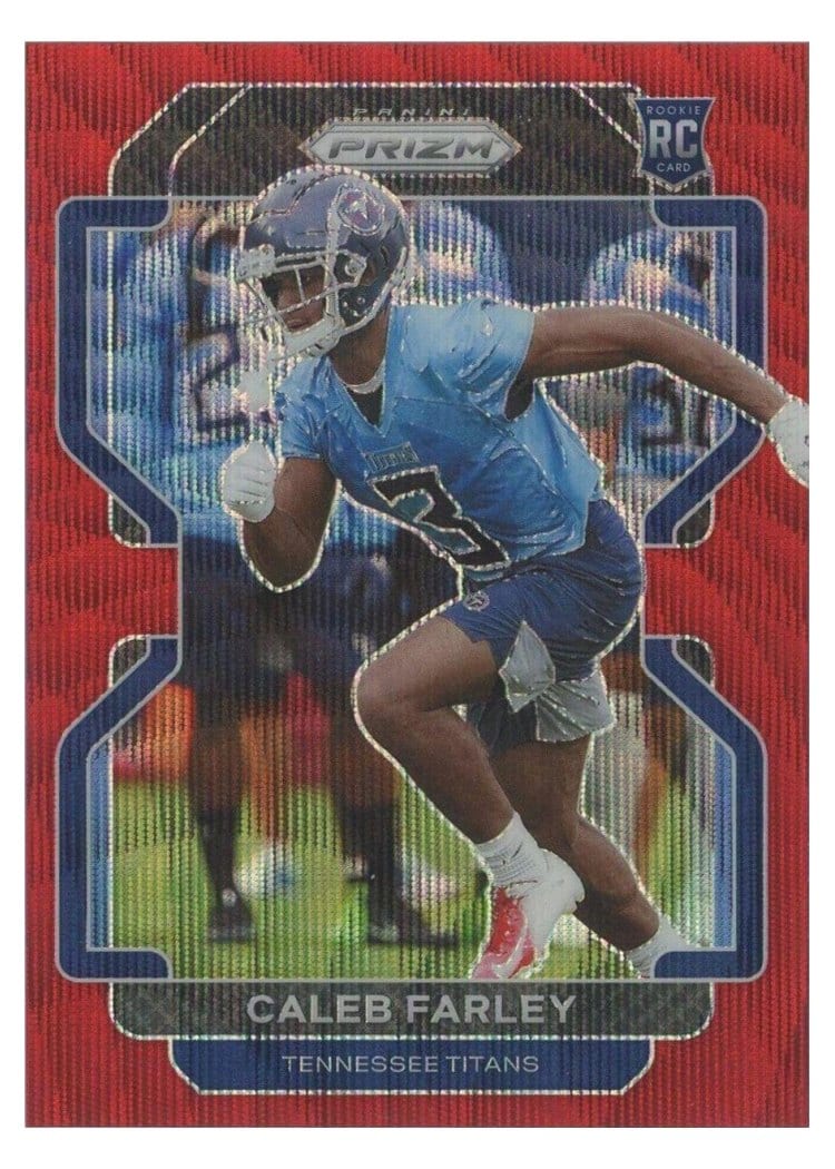 2021 Panini Prizm Base Set Caleb Farley #375 card