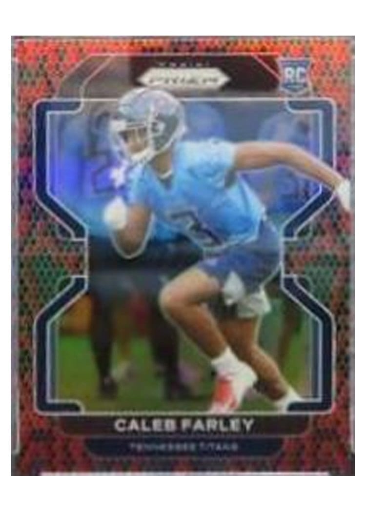 2021 Panini Prizm Base Set Caleb Farley #375 card