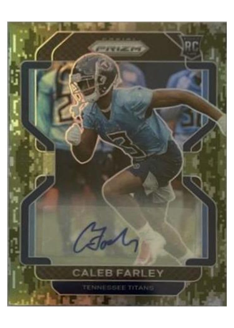 2021 Panini Prizm Base Set Caleb Farley #375 card