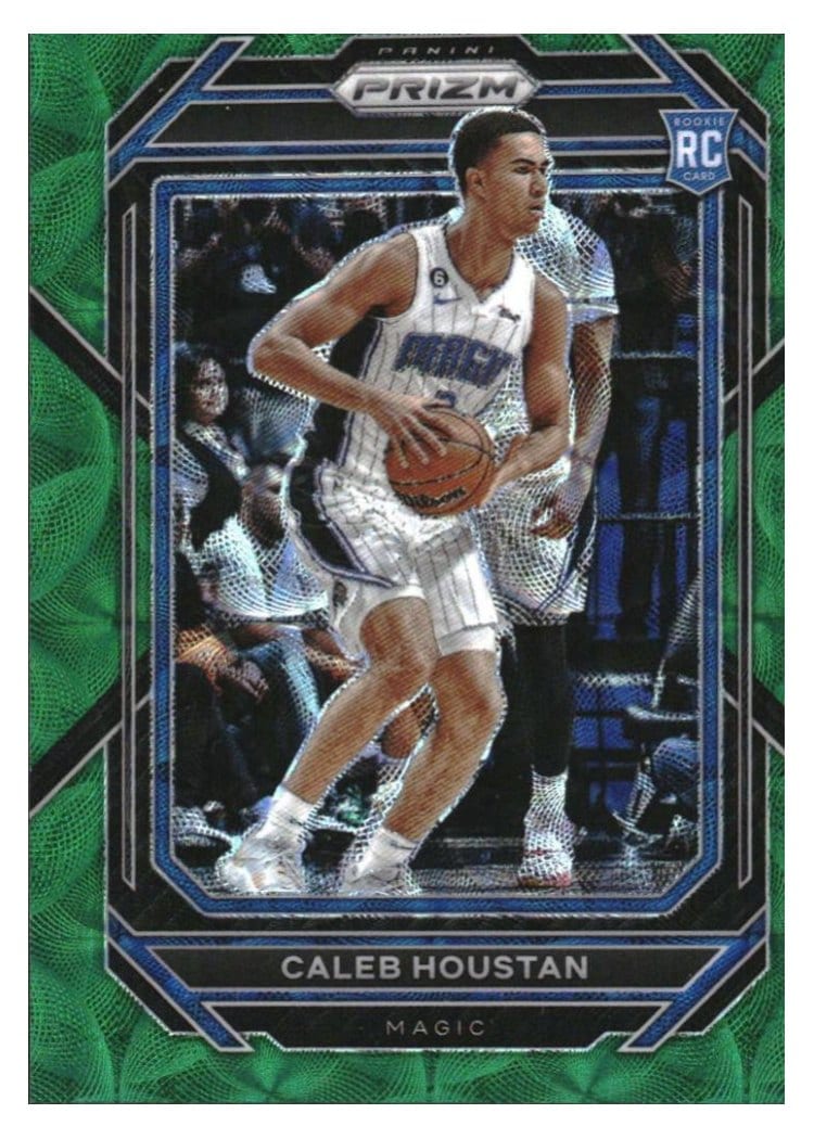2022-23 Panini Prizm Base Set Caleb Houstan Choice Green Prizm #269 card