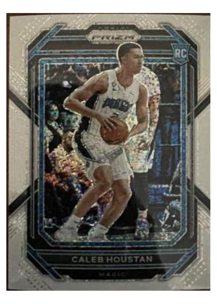 2022-23 Panini Prizm Base Set Caleb Houstan White Sparkle Prizm #269 card