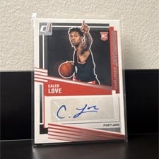 2023-24 Bowman University Chrome Bowman Chrome Prospects Autographs Caleb Love #BCPA-CLO card