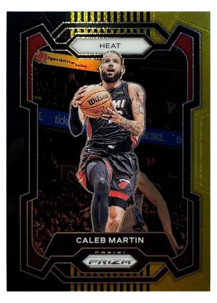 2020-21 Panini Prizm Base Set Caleb Martin Black Gold Prizm #276 card