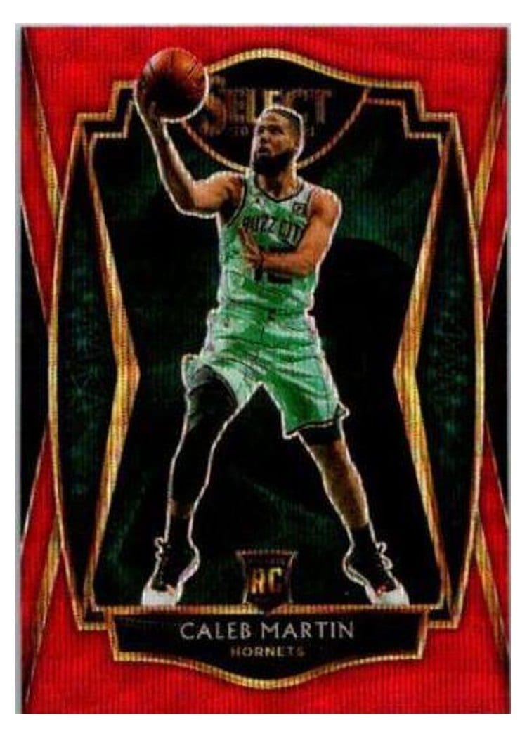 2020-21 Panini Select Base Set Caleb Martin Red Wave #173 card