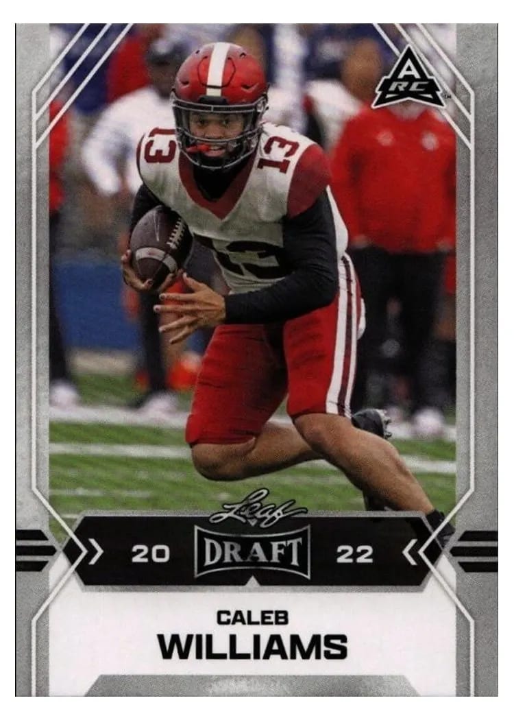 2022 Leaf Draft Caleb Williams #5 card