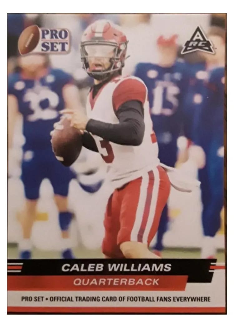 2022 Leaf Draft Caleb Williams #PS-04 card