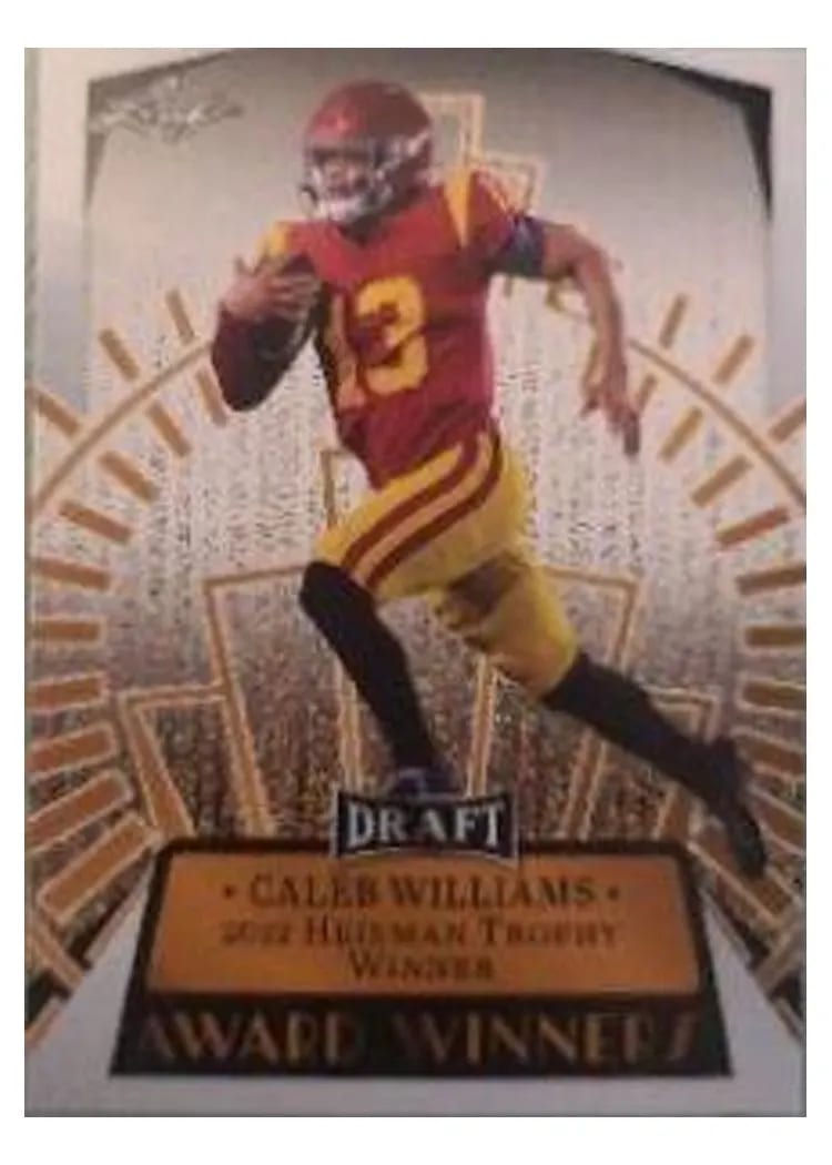 2023 Leaf Draft Caleb Williams Gold #14 card