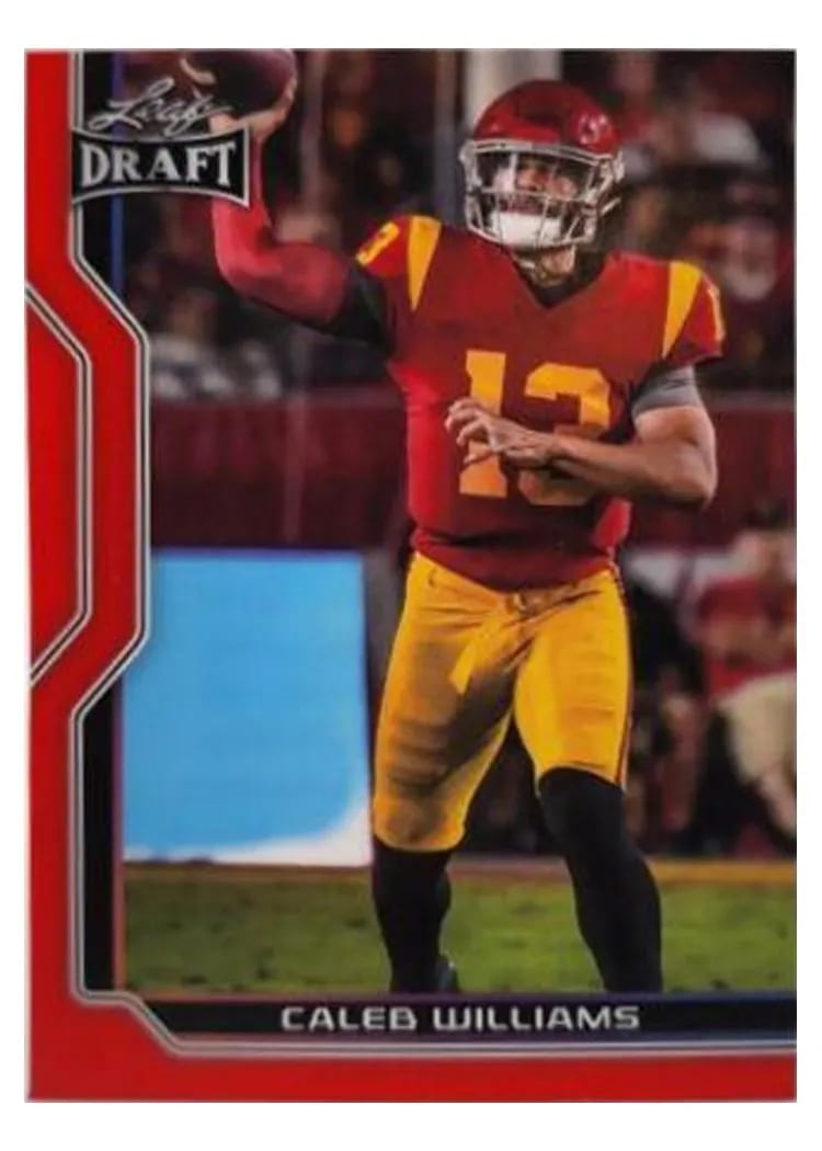 2023 Leaf Draft V1 Caleb Williams #B1-2 card