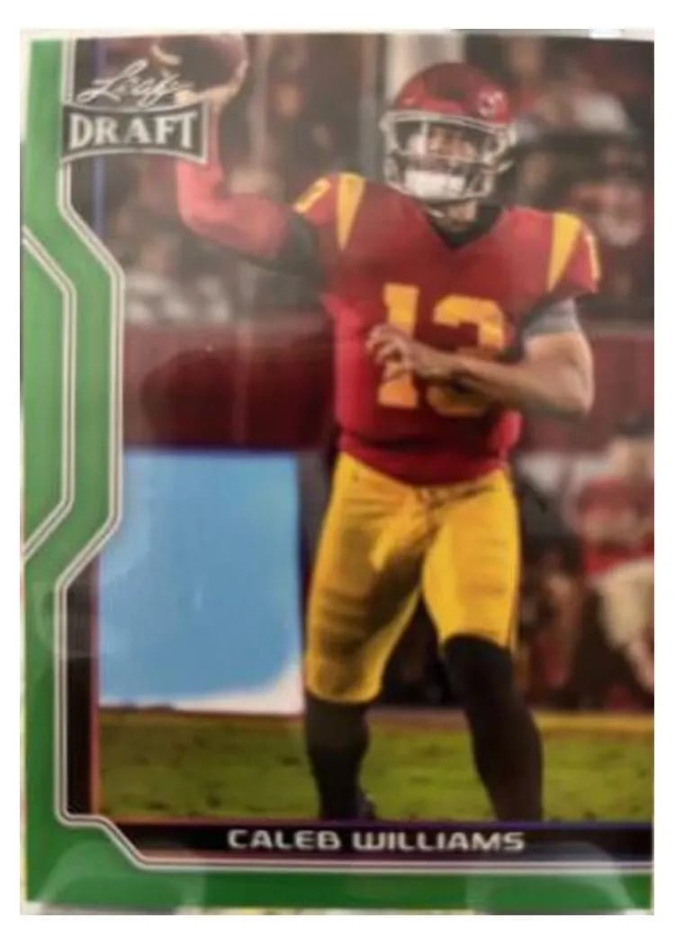 2023 Leaf Draft V1 Caleb Williams #B1-2 card