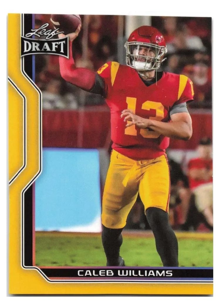 2023 Leaf Draft V1 Caleb Williams #B1-2 card