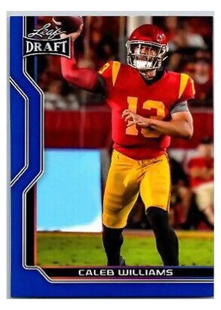 2023 Leaf Draft V1 Caleb Williams #B1-2 card